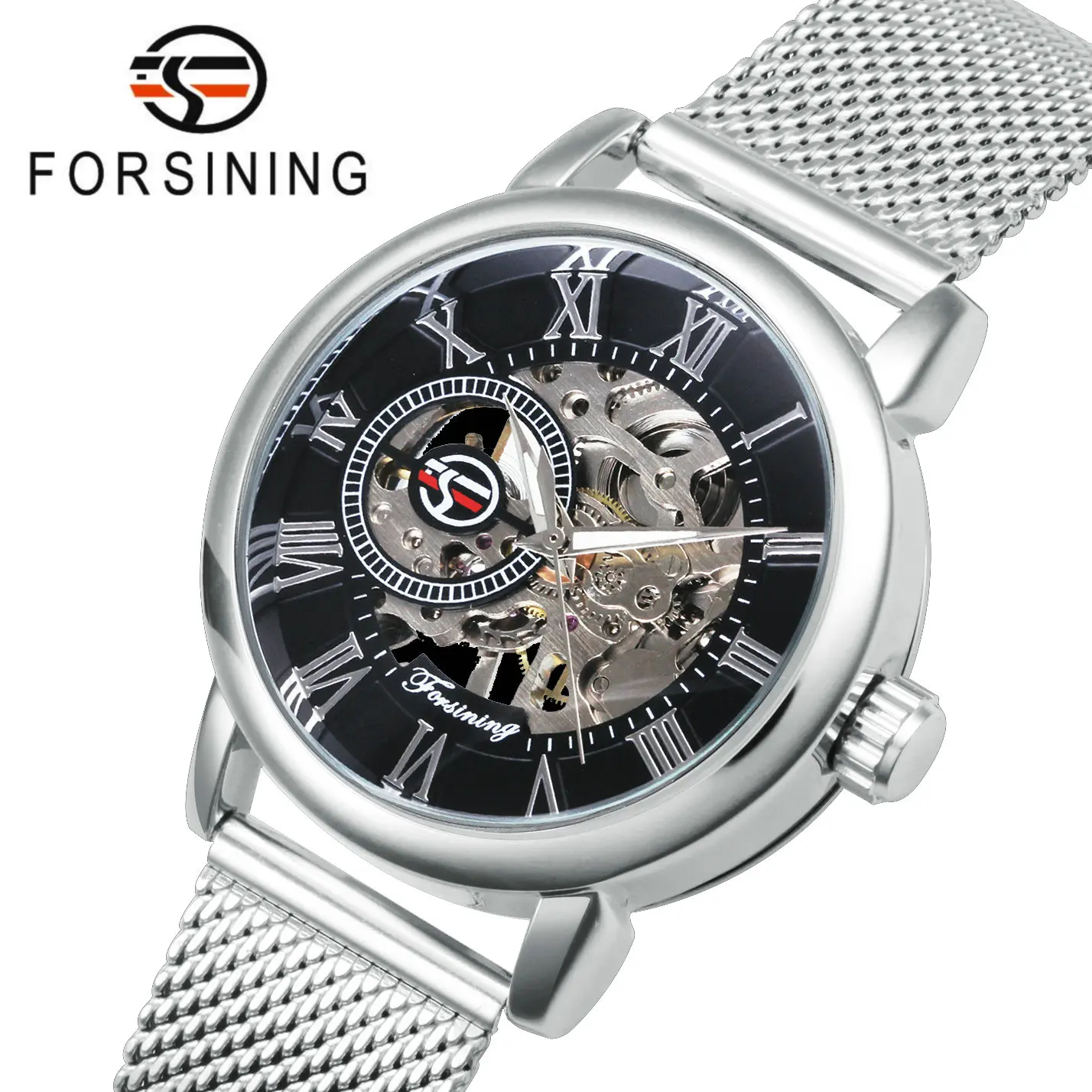 

Fashion Ladies Watches For Women Watch Mechanical Watch Skeleton Strainless Steel Mesh Strap Female 2020 Wholesale